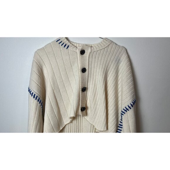 ADER ERROR BNWOT 2020 RUNWAY CROPPED CARDIGAN SWEATER M - Picture 8 of 16